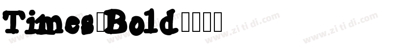 Times-Bold字体转换