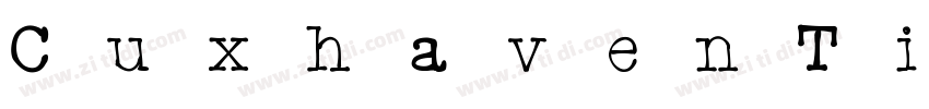 CuxhavenTimes字体转换