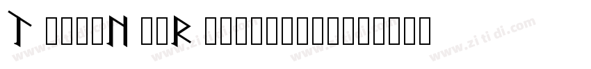 TimesNewRomansltalic字体转换
