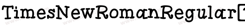 TimesNewRomanRegular字体转换