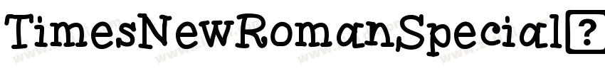 TimesNewRomanSpecial字体转换