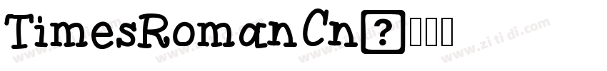 TimesRomanCn字体转换