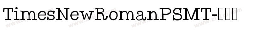 TimesNewRomanPSMT字体转换