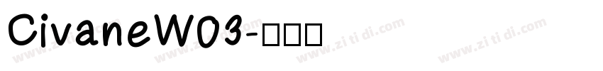 CivaneW03字体转换
