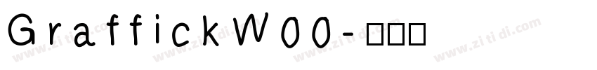 GraffickW00字体转换