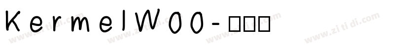 KermelW00字体转换