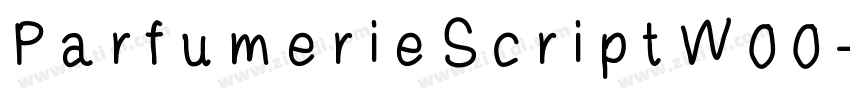 ParfumerieScriptW00字体转换