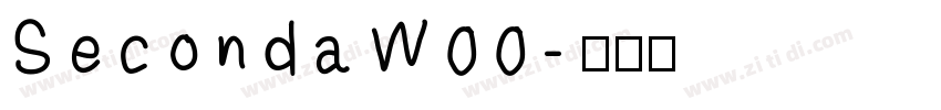 SecondaW00字体转换