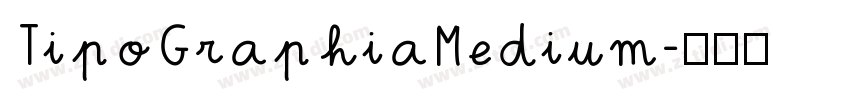 TipoGraphiaMedium字体转换