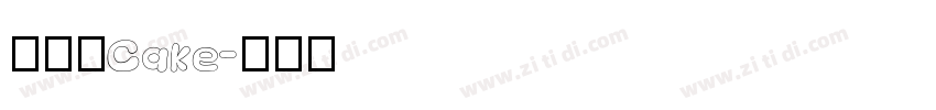 多乐滋Cake字体转换