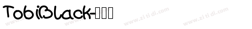 TobiBlack字体转换