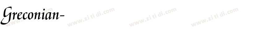 Greconian字体转换
