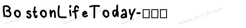 BostonLifeToday字体转换
