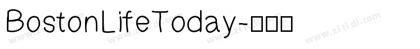 BostonLifeToday字体转换