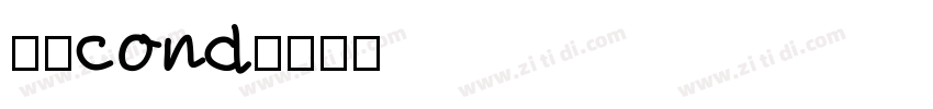 57cond字体转换