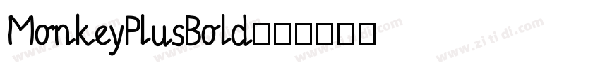 MonkeyPlusBold62字体转换
