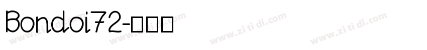 Bondoi72字体转换