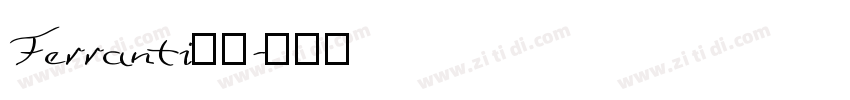 Ferranti78字体转换
