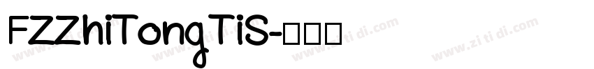 FZZhiTongTiS字体转换