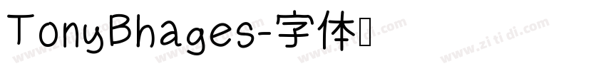 TonyBhages字体转换