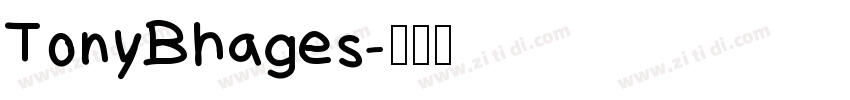 TonyBhages字体转换