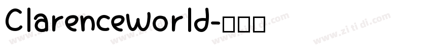 ClarenceWorld字体转换