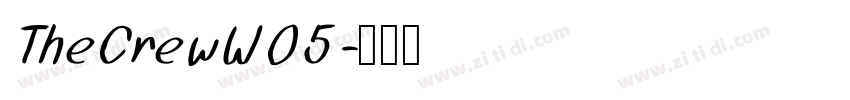 TheCrewW05字体转换