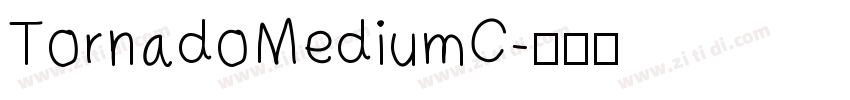 TornadoMediumC字体转换