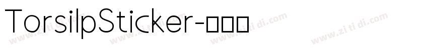 TorsilpSticker字体转换
