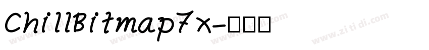 ChillBitmap7x字体转换