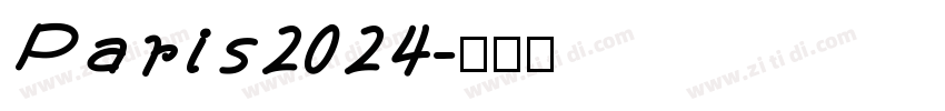 Paris2024字体转换