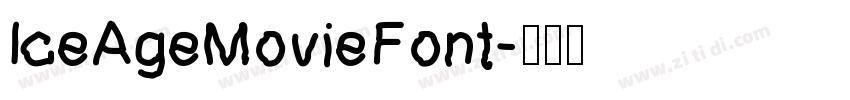 IceAgeMovieFont字体转换