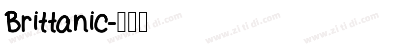 Brittanic字体转换