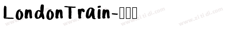 LondonTrain字体转换