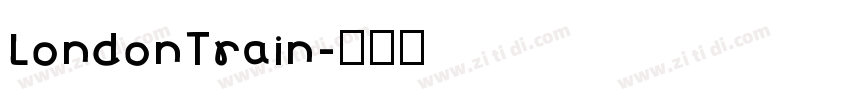 LondonTrain字体转换