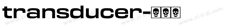 transducer字体转换