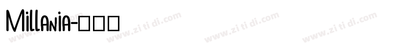 Millania字体转换