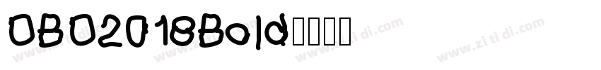 DBD2018Bold字体转换