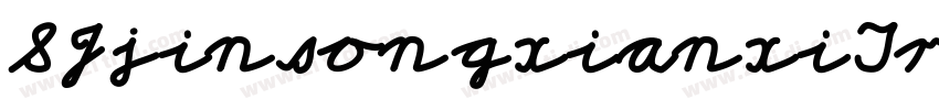 SJjinsongxianxiTrue字体转换
