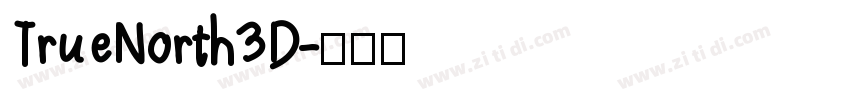 TrueNorth3D字体转换
