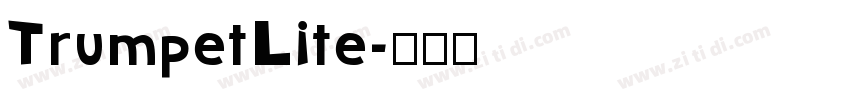 TrumpetLite字体转换