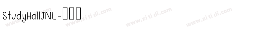 StudyHallJNL字体转换