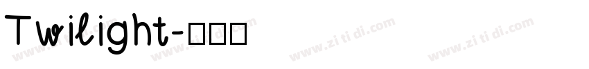 Twilight字体转换