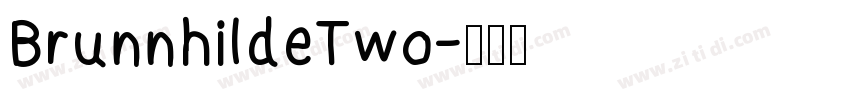 BrunnhildeTwo字体转换