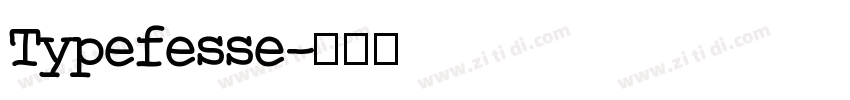 Typefesse字体转换
