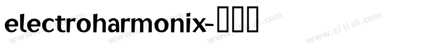 electroharmonix字体转换