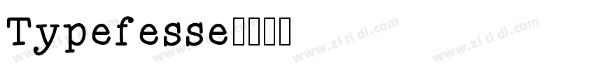Typefesse字体转换