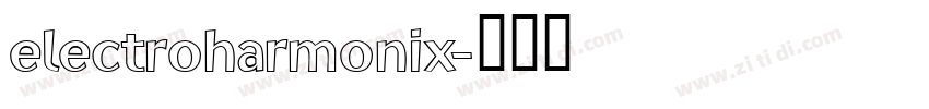electroharmonix字体转换