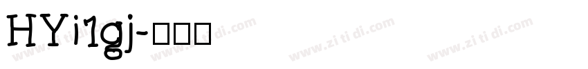 HYi1gj字体转换