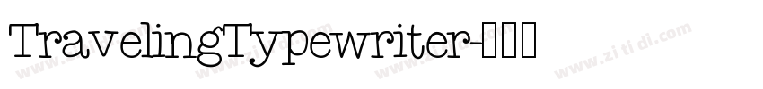 TravelingTypewriter字体转换